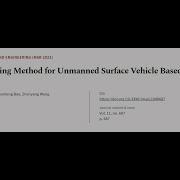 A Motion Planning Method For Unmanned Surface Vehicle Based On Improved RRT Algorithm RTCL TV
