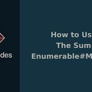 How To Use The Sum Method In Ruby