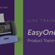Тренировки по спирометрии с использованием аппарата EasyOne Air в режиме реального времени янва