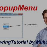 37 Java Swing Tutorial JPopupMenu In Java