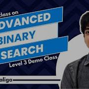 Advanced Binary Search Gaurish Baliga Level 3 TLE Eliminators