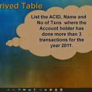 32 SQL Server Derived Tables And Interview Qns On Get New Customers