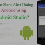 How To Display Alert Dialog In Android With Source Code