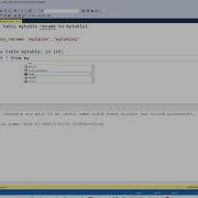 SQL Server Rename A Table