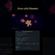 Creative Coding Animated Flowers Project JavaScript Art Coding Shorts Programming Htmlcss