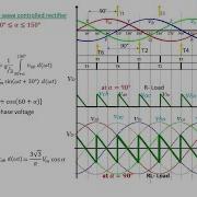 Three Phase Full Wave Controlled Rectifier