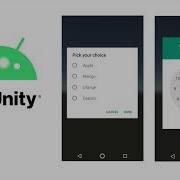 Native Android In Unity App Single Multi Choice List Date Time Picker