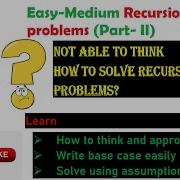 Recursion Part 2 In JAVA C Python