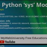 Python The Sys Module