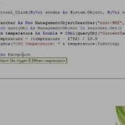 Visual Basic NET CPU Temperature Meter