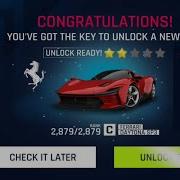 Ferrari Daytona SP3 Key Claim Grand Prix Free 150 Tokens Claim Asphalt 9