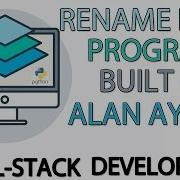 Rename Files Python Program By Alan Ayoub