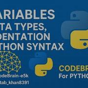 Python Variables Indentation Syntax Explained Beginners Tutorial