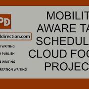 Mobility Aware Task Scheduling Cloud Fog IoT Projects Ifogsim Tutorial