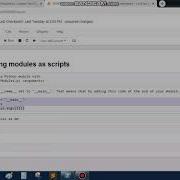 Python 036 Executing Modules As Scripts