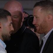 UFC Freedom 250 Битвы взглядов после пресс конференции
