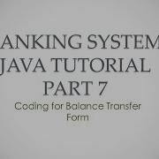 Banking System Java Tutorial Part 7 Balance Transfer From