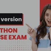 NEW VERSION PYTHON Programming Foundations Course Exam CCPB Most Important Interview Quest