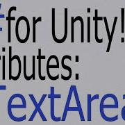 Unity C Tutorial Basics Attributes TextArea Create A Scrollable Textview In The Inspector