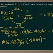 WCLN Math Measurement Rate Practice Question P1E1
