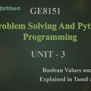 BOOLEAN VALUES AND OPERATORS IN PYTHON Explained In Tamil And English