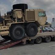 LHS TRUCK W FLATRACK M1148A2 Loading On Low Bed Agile Spirit 2021 Georgia Poti Port Herc Group