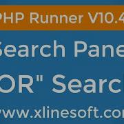 PHP Runner V10 4 OR Search