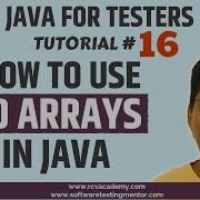 Java For Testers 16 How To Use Single Dimensional Array In Java