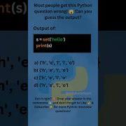 Python Trick You Must Know Set Explained Shorts Python Interview Pythonprogramming