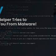 Yay An Aur Helper Tries To Protect You From Malware