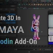 Генерация 3D в Maya с помощью ИИ плагин Hyper3D Rodin