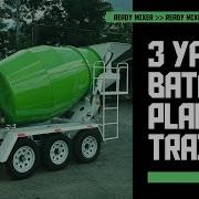 Ready Mixer 3 Yard Batch Plant Trailer See It In Action