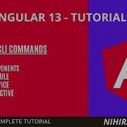 Angular CLI And Commands Angular 13 Tutorial 4