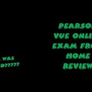 Pearson Vue Online Proctored Exam