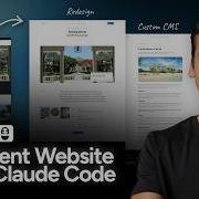 Я разработал для клиента веб сайт и пользовательскую CMS панель на языке Claude Code