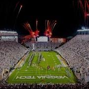 FB Virginia Tech Football Enter Sandman Entrance Pitt