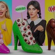 Кулинарный Челлендж Уэнсдей Против Бабушки Вкусные Кухонные Лайфхаки от Bubba DO Challenge