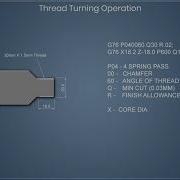 Screw Cutting On A CNC Lathe Using G76 Code