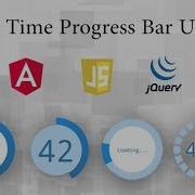 Real Time Progress Bar Using Angular JQuery JavaScript
