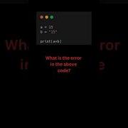 What Is Wrong With This Code Snippet Code Debug Error Python Shorts