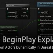 Event BeginPlay Как динамически создавать акторов в Unreal Engine 5 Учебное пособие для начина