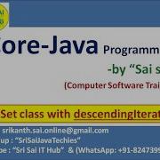 221 TreeSet Class With DescendingIterator Method Java Collection Framework Collection Set