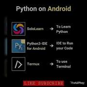 PYTHON On MOBILE Python Blockchain Machinelearning Iot Php Ai Cod Code Data Ide