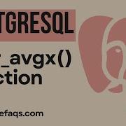 PostgreSQL REGR AVGX Function REGR AVGX In PostgreSQL PostgreSQL REGR AVGX Tutorials