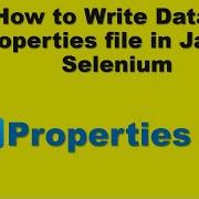 How To Write Data To Properties File Using Java Code