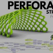Rhino 6 And Grasshopper Perforated Structure Hexagonal Grid