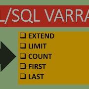 PL SQL Varray Methods Like Extend Limit Count First Last In Oracle Database