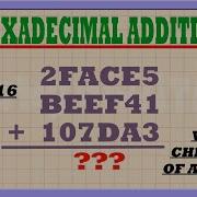 Base 16 HEXADECIMAL ADDITION With Checking Of Answer Easiest Method And Practice Test