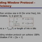 Sliding Window Protocol Numerical Problems With Solution