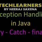 Exception Handling In Java Try Catch And Finally Block